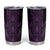 Purple Aotearoa Mangopare Kowhaiwhai and Niho Taniwha Tumbler Cup Maori New Zealand