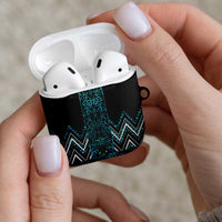 Paua Shell Aotearoa Mangopare Kowhaiwhai Niho Taniwha AirPods Case Maori New Zealand LT14 - Polynesian Pride