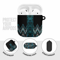 Paua Shell Aotearoa Mangopare Kowhaiwhai Niho Taniwha AirPods Case Maori New Zealand LT14 - Polynesian Pride