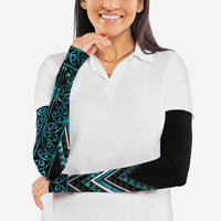 Paua Shell Aotearoa Mangopare Kowhaiwhai Niho Taniwha Arm Sleeves Maori New Zealand LT14 - Polynesian Pride