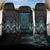 Paua Shell Aotearoa Mangopare Kowhaiwhai and Niho Taniwha Back Car Seat Cover Maori New Zealand
