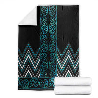 Paua Shell Aotearoa Mangopare Kowhaiwhai and Niho Taniwha Blanket Maori New Zealand LT14 - Polynesian Pride