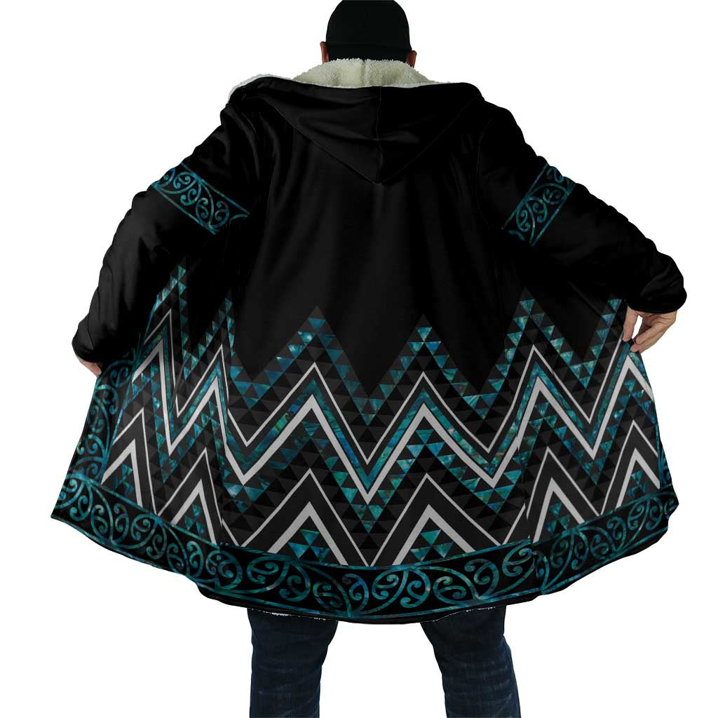 Paua Shell Aotearoa Mangopare Kowhaiwhai Niho Taniwha Cloak Maori New Zealand LT14 - Polynesian Pride