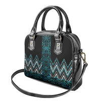 Paua Shell Aotearoa Mangopare Kowhaiwhai and Niho Taniwha Shoulder Handbag Maori New Zealand LT14 - Polynesian Pride