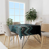 Paua Shell Aotearoa Mangopare Kowhaiwhai and Niho Taniwha Tablecloth Maori New Zealand LT14 - Polynesian Pride