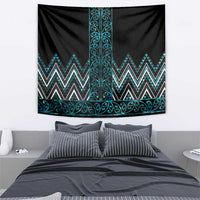 Paua Shell Aotearoa Mangopare Kowhaiwhai and Niho Taniwha Tapestry Maori New Zealand LT14 - Polynesian Pride