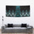 Paua Shell Aotearoa Mangopare Kowhaiwhai and Niho Taniwha Tapestry Maori New Zealand