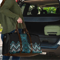 Paua Shell Aotearoa Mangopare Kowhaiwhai Niho Taniwha Travel Bag Maori New Zealand LT14 - Polynesian Pride