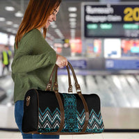 Paua Shell Aotearoa Mangopare Kowhaiwhai Niho Taniwha Travel Bag Maori New Zealand LT14 - Polynesian Pride