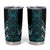 Paua Shell Aotearoa Mangopare Kowhaiwhai and Niho Taniwha Tumbler Cup Maori New Zealand
