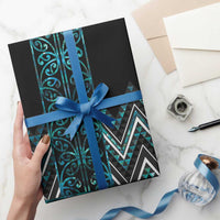 Paua Shell Aotearoa Mangopare Kowhaiwhai and Niho Taniwha Wrapping Paper Maori New Zealand LT14 - Polynesian Pride