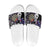 Personalised New Zealand Darts Slide Sandals Ngutukaka Manaia Taniko Luxury Purple - Polynesian Pride