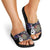 Personalised New Zealand Darts Slide Sandals Ngutukaka Manaia Taniko Luxury Purple - Polynesian Pride