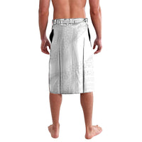 Tonga White Sunday Lavalava Fakame Tongan Ngatu Turtle LT14 - Polynesian Pride