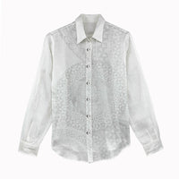 Tonga White Sunday Women Casual Shirt Fakame Tongan Ngatu Turtle LT14 - Polynesian Pride