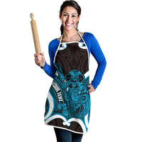 Kikorangi Aotearoa Atua Tumatauenga Personalised Apron Maori God Of War Tiki With Taiaha LT14 - Polynesian Pride