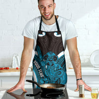 Kikorangi Aotearoa Atua Tumatauenga Personalised Apron Maori God Of War Tiki With Taiaha LT14 - Polynesian Pride