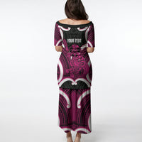 Mawhero Aotearoa Atua Tumatauenga Personalised Puletasi Maori God Of War Tiki With Taiaha LT14 - Polynesian Pride