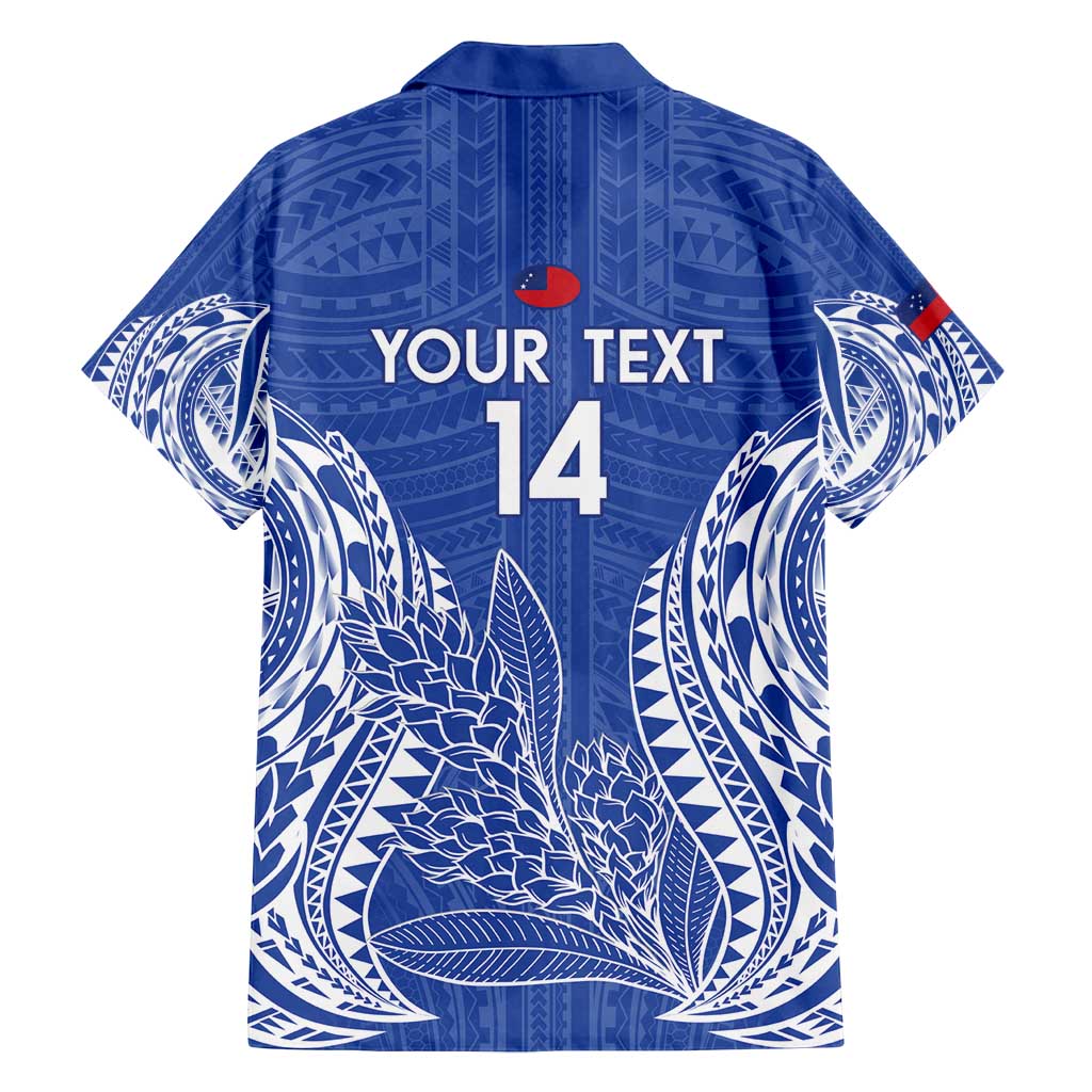 Custom Manu Samoa Rugby 2024 Family Matching Puletasi and Hawaiian Shirt Go Champions Samoan Tattoo LT14 - Polynesian Pride