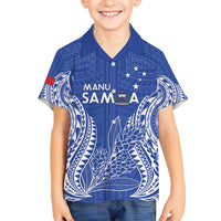 Custom Manu Samoa Rugby 2024 Hawaiian Shirt Go Champions Samoan Tattoo LT14 - Polynesian Pride