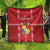Custom Tonga Rugby 2024 Quilt Go Champions Ikale Tahi Ngatu Pattern
