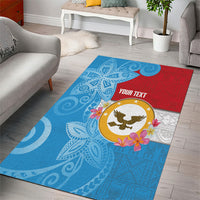 Personalised Malaita Province Day Area Rug Solomon Islands Maramapaina Flag Color LT14 - Polynesian Pride