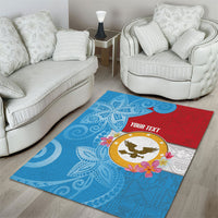 Personalised Malaita Province Day Area Rug Solomon Islands Maramapaina Flag Color LT14 - Polynesian Pride