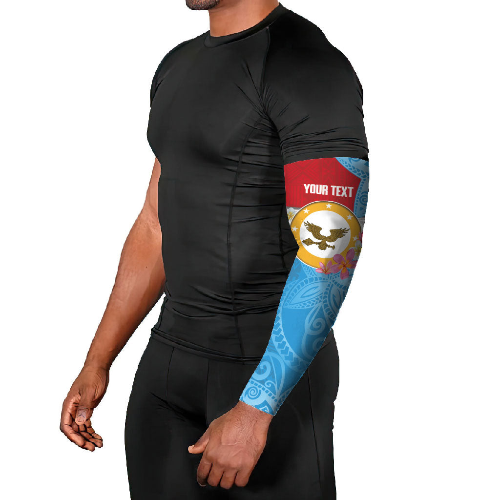 Personalised Malaita Province Day Arm Sleeves Solomon Islands Maramapaina Flag Color LT14 - Polynesian Pride