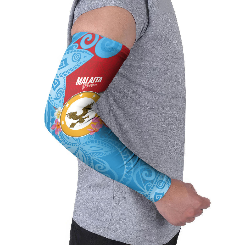 Personalised Malaita Province Day Arm Sleeves Solomon Islands Maramapaina Flag Color LT14 - Polynesian Pride