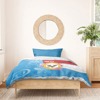 Personalised Malaita Province Day Bedding Set Solomon Islands Maramapaina Flag Color LT14 - Polynesian Pride