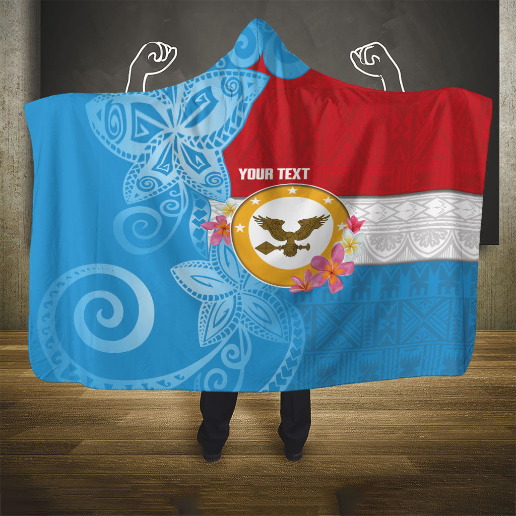 Personalised Malaita Province Day Hooded Blanket Solomon Islands Maramapaina Flag Color LT14 - Polynesian Pride