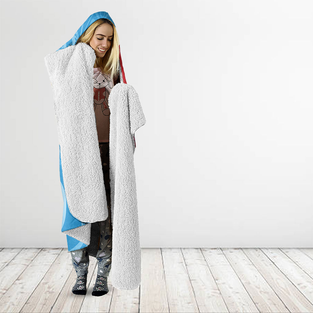 Personalised Malaita Province Day Hooded Blanket Solomon Islands Maramapaina Flag Color LT14 - Polynesian Pride