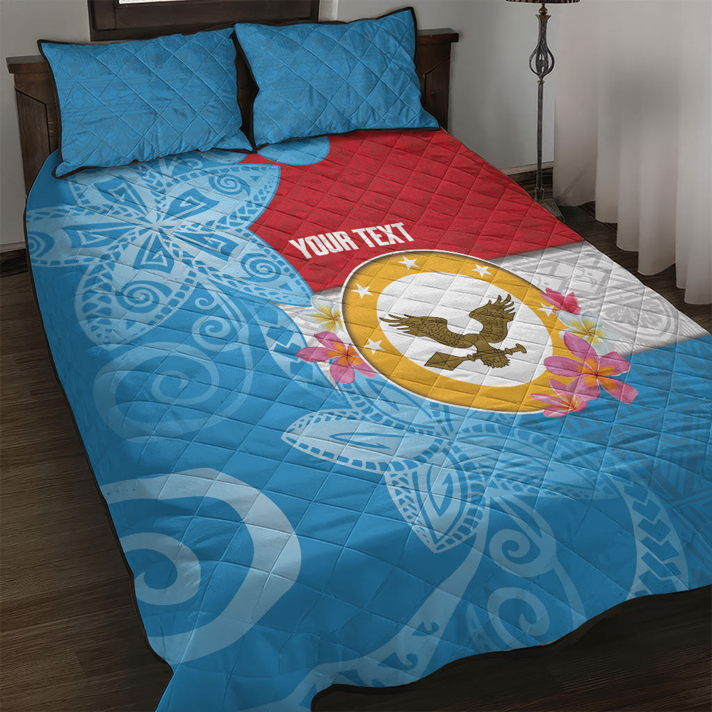 Personalised Malaita Province Day Quilt Bed Set Solomon Islands Maramapaina Flag Color LT14 Blue - Polynesian Pride