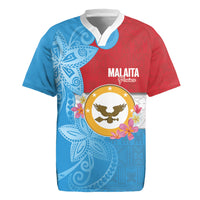 Personalised Malaita Province Day Rugby Jersey Solomon Islands Maramapaina Flag Color LT14 Blue - Polynesian Pride