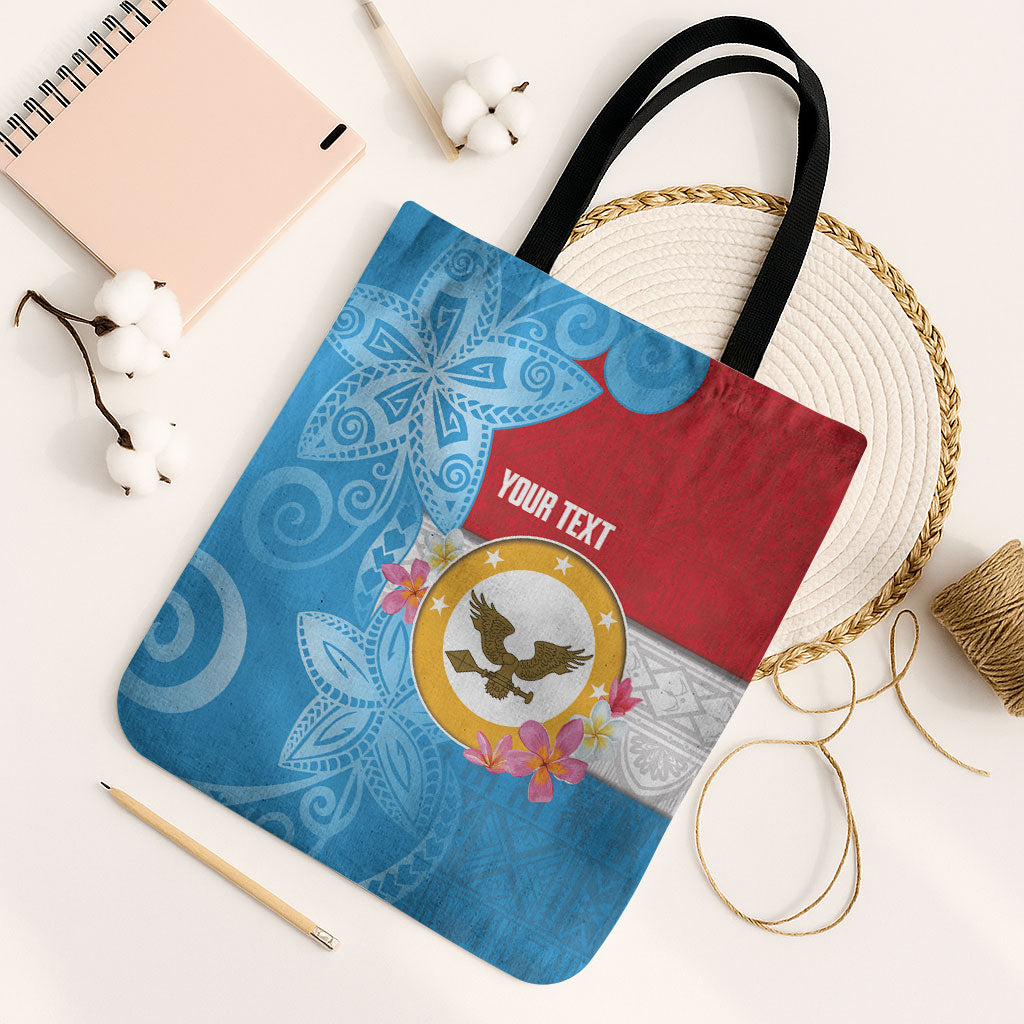Personalised Malaita Province Day Tote Bag Solomon Islands Maramapaina Flag Color LT14 Black Strap One Size Blue - Polynesian Pride