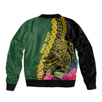 Personalised Western Province Day Bomber Jacket Wes Provins Nguzunguzu Symbol LT14 - Polynesian Pride