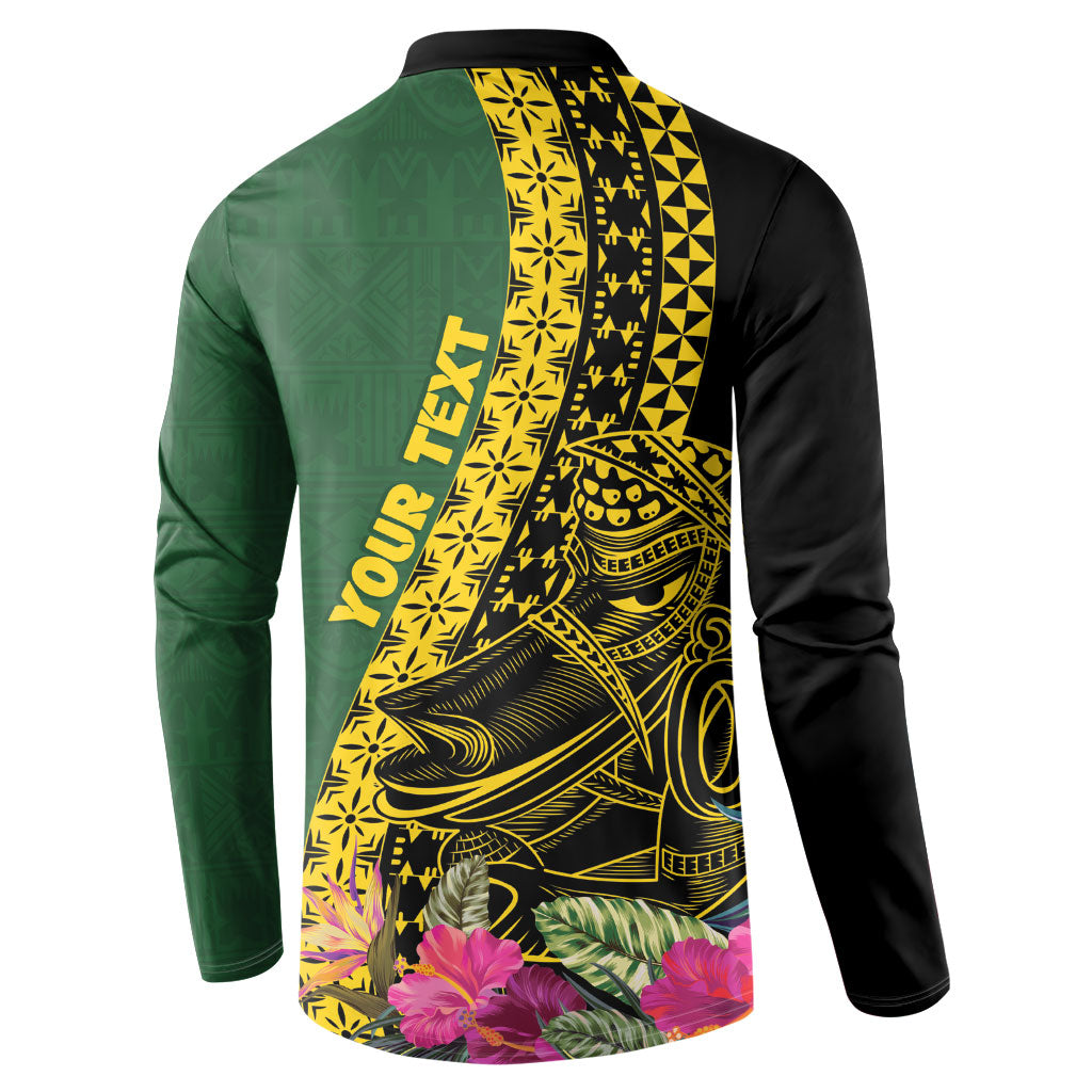 Personalised Western Province Day Button Sweatshirt Wes Provins Nguzunguzu Symbol LT14 - Polynesian Pride