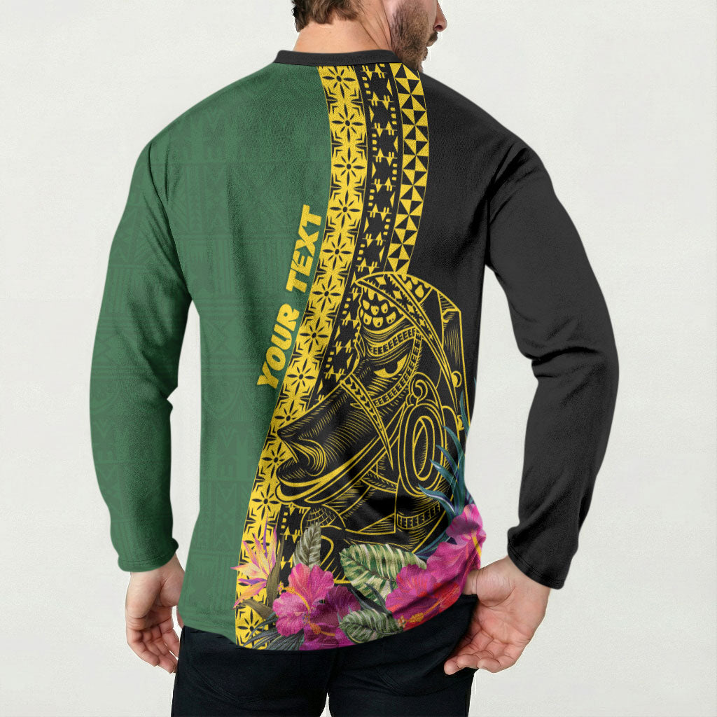 Personalised Western Province Day Button Sweatshirt Wes Provins Nguzunguzu Symbol LT14 - Polynesian Pride