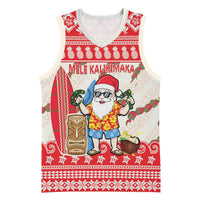Hawaii Christmas Six Seven Basketball Jersey Mele Kalikimaka Funny Santa 67 Gen Alpha Slang LT14 Unisex Red - Polynesian Pride