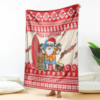 Hawaii Christmas Six Seven Blanket Mele Kalikimaka Funny Santa 67 Gen Alpha Slang LT14 - Polynesian Pride