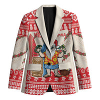 Hawaii Christmas Six Seven Blazer Mele Kalikimaka Funny Santa 67 Gen Alpha Slang LT14 Unisex Red - Polynesian Pride