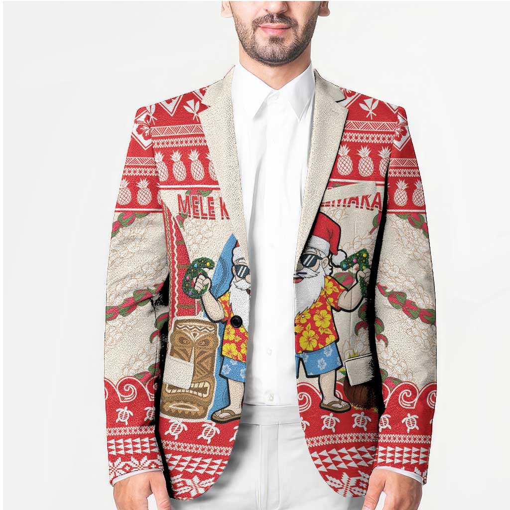 Hawaii Christmas Six Seven Blazer Mele Kalikimaka Funny Santa 67 Gen Alpha Slang LT14 - Polynesian Pride