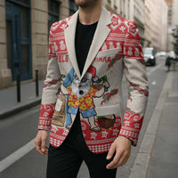 Hawaii Christmas Six Seven Blazer Mele Kalikimaka Funny Santa 67 Gen Alpha Slang LT14 - Polynesian Pride
