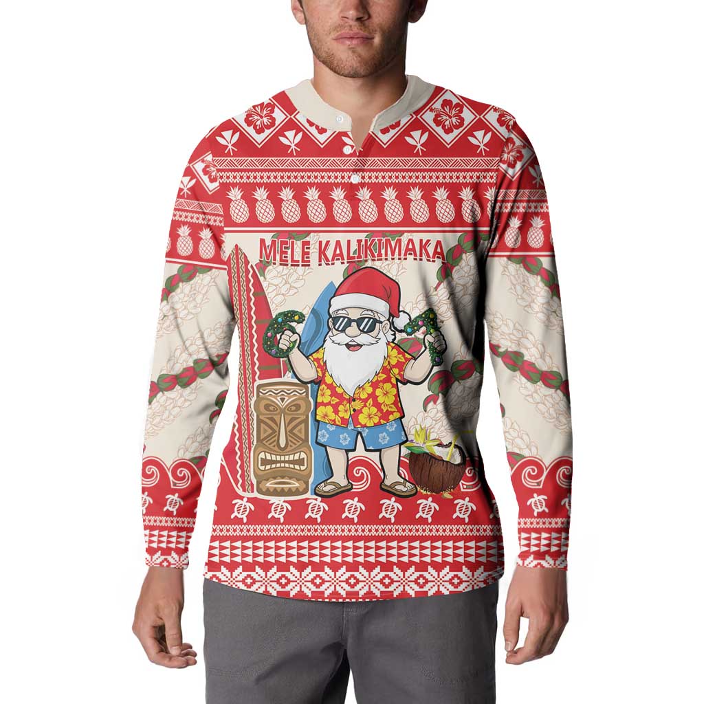 Hawaii Christmas Six Seven Button Sweatshirt Mele Kalikimaka Funny Santa 67 Gen Alpha Slang LT14 - Polynesian Pride