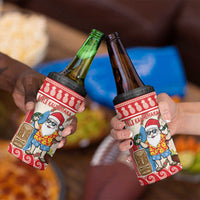 Hawaii Christmas Six Seven 4 in 1 Can Cooler Tumbler Mele Kalikimaka Funny Santa 67 Gen Alpha Slang LT14 - Polynesian Pride