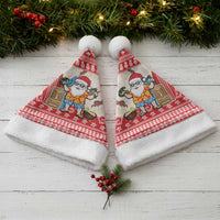 Hawaii Christmas Six Seven Christmas Santa Hat Mele Kalikimaka Funny Santa 67 Gen Alpha Slang LT14 - Polynesian Pride