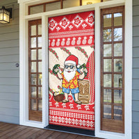 Hawaii Christmas Six Seven Door Cover Mele Kalikimaka Funny Santa 67 Gen Alpha Slang LT14 - Polynesian Pride