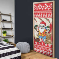 Hawaii Christmas Six Seven Door Cover Mele Kalikimaka Funny Santa 67 Gen Alpha Slang LT14 - Polynesian Pride