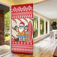 Hawaii Christmas Six Seven Door Cover Mele Kalikimaka Funny Santa 67 Gen Alpha Slang LT14 - Polynesian Pride