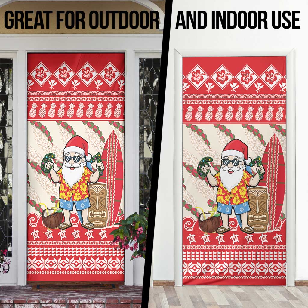 Hawaii Christmas Six Seven Door Cover Mele Kalikimaka Funny Santa 67 Gen Alpha Slang LT14 - Polynesian Pride